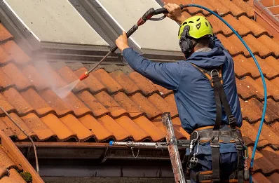 Démoussage et hydrofuge de toiture à Blosville